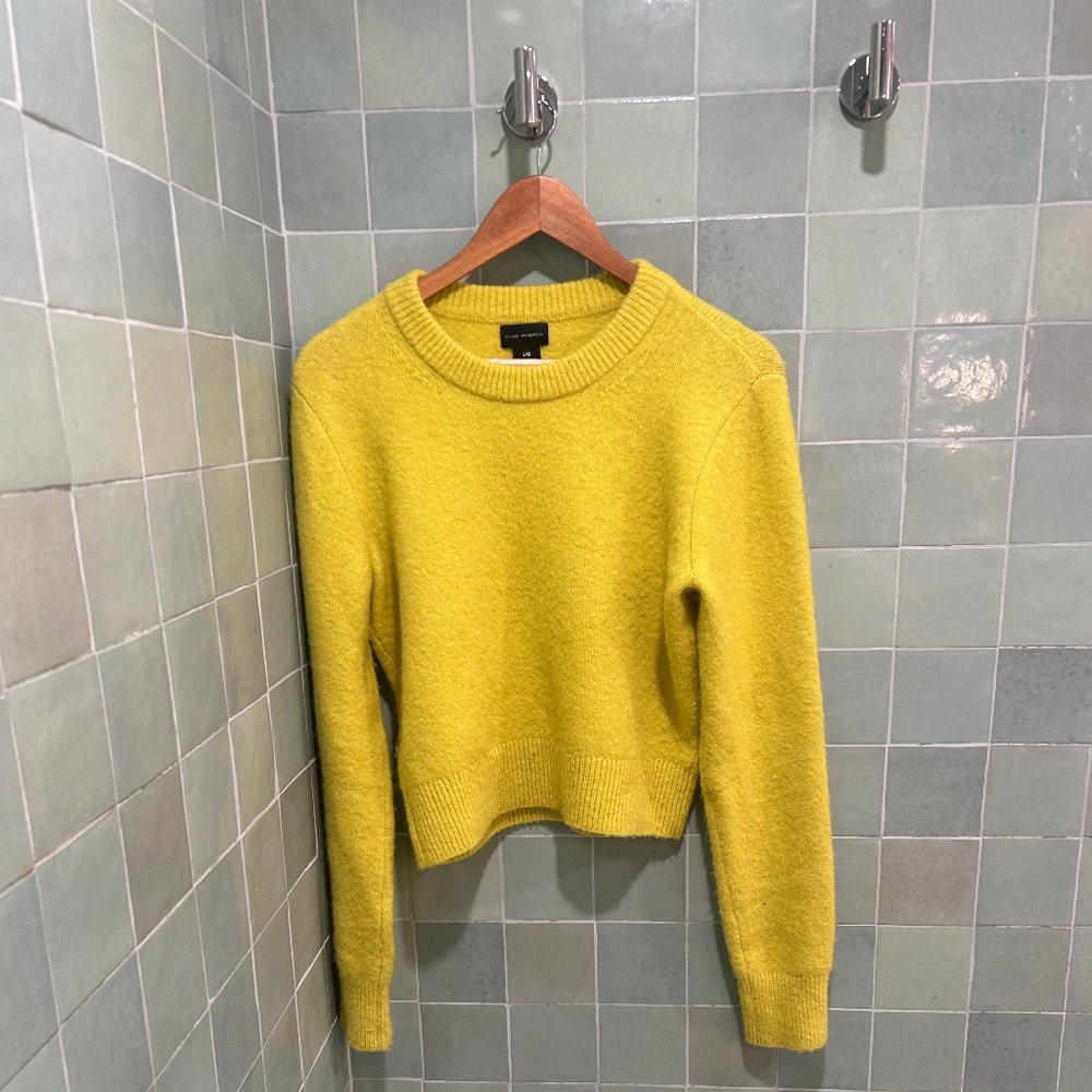 CLUB MONACO / Yellow / Crewneck Sweater / L
